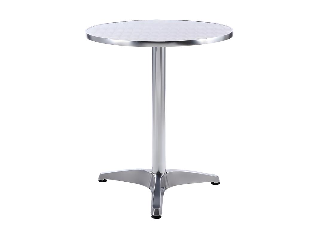 Table de jardin ronde en aluminium D.60 cm - MONTMARTRE de MYLIA