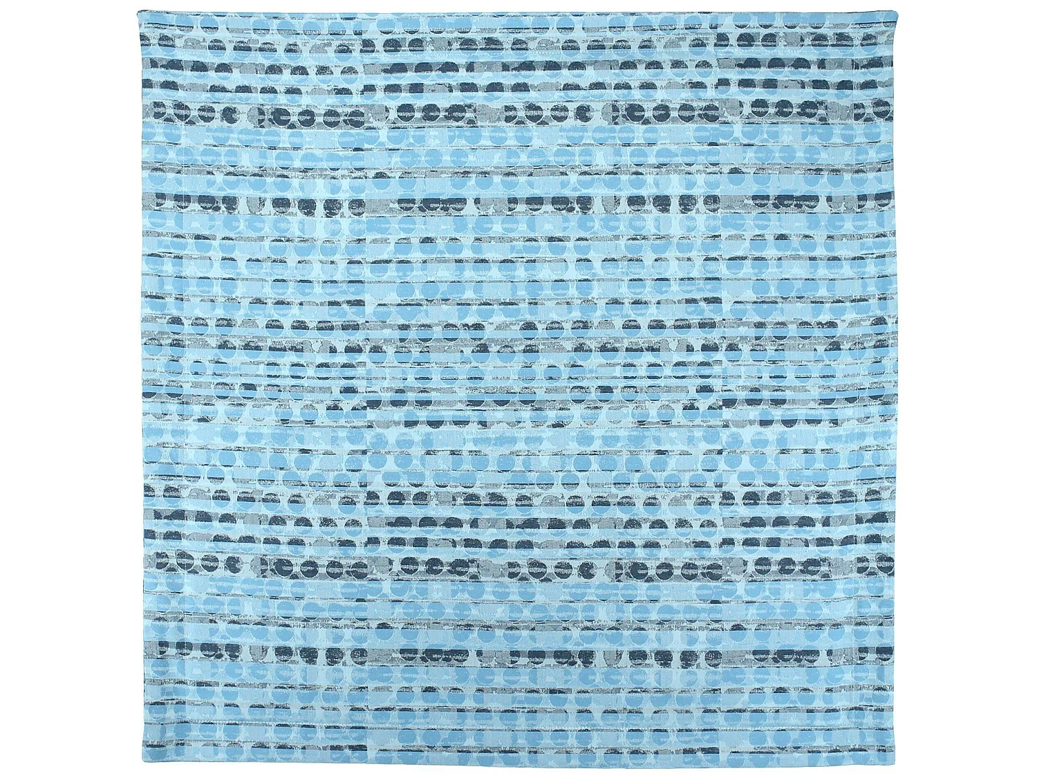 Parure de lit 260x240 cm Satin de coton LOUVRE Bleu clair