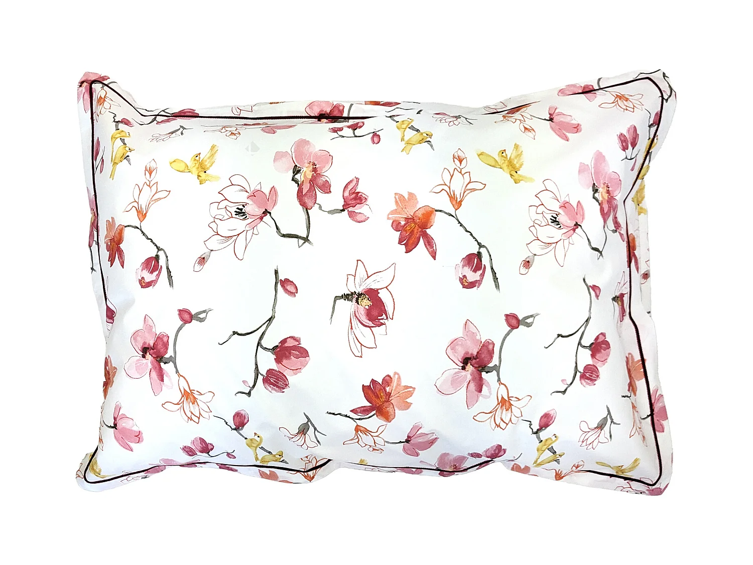 Taie d'oreiller 50x70 cm percale coton ELISA Rose