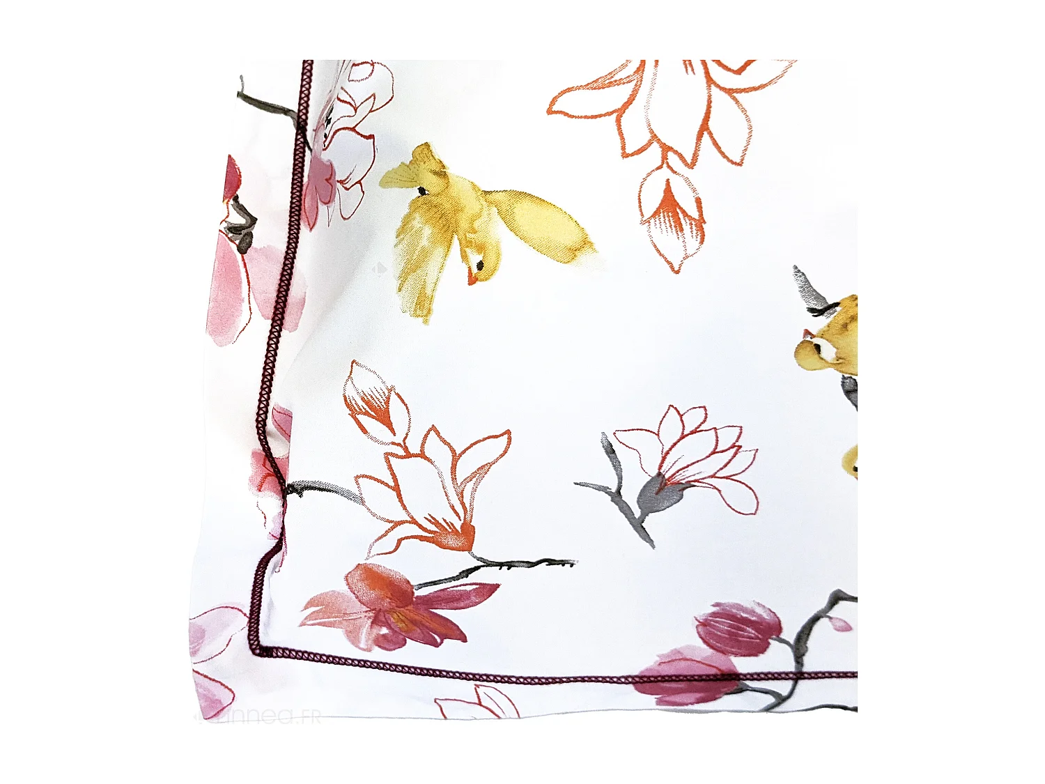 Taie d'oreiller 50x70 cm percale coton ELISA Rose