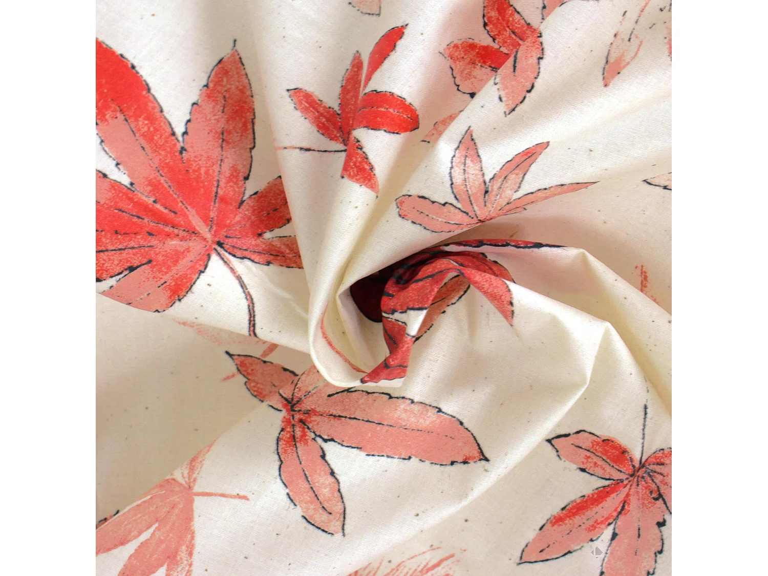 Nappe rectangle 160x200 cm coton enduction acrylique ERABLE ecru