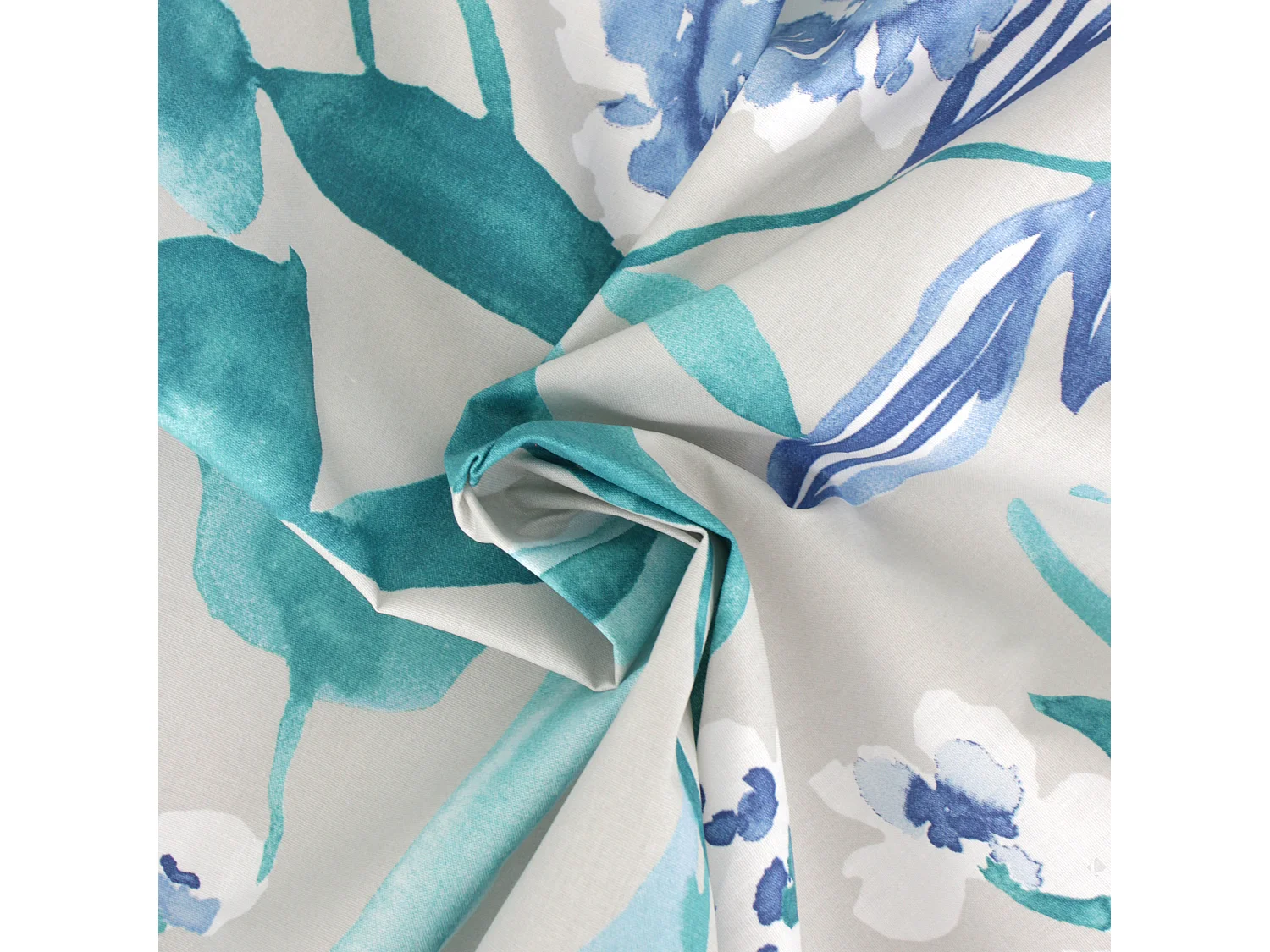 Nappe rectangle 160x200 cm ANITA vert emeraude coton + enduction acrylique