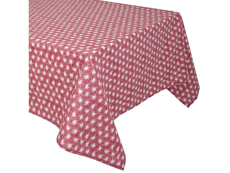 Nappe carrée 150x150 cm FUTON rouge