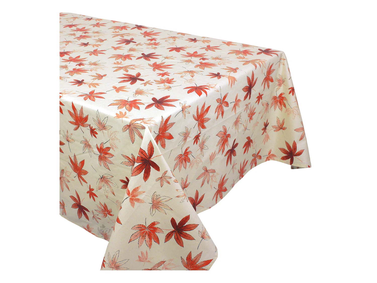 Nappe rectangle 160x300 cm coton enduction acrylique ERABLE ecru