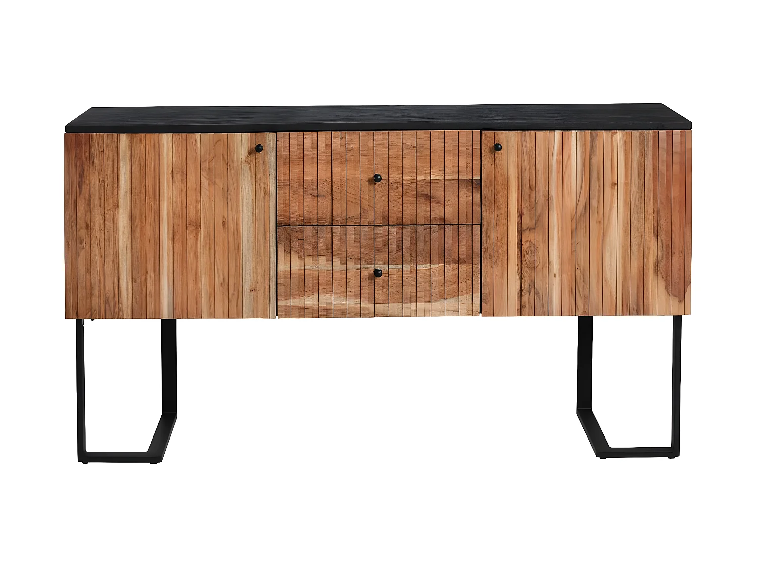 Buffet en bois d'acacia et métal Pippa