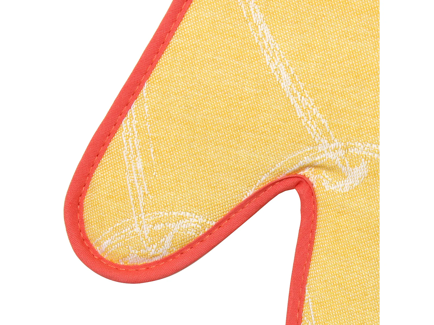 Gant de cuisine 20x30 cm matelassé coton LINE Orange