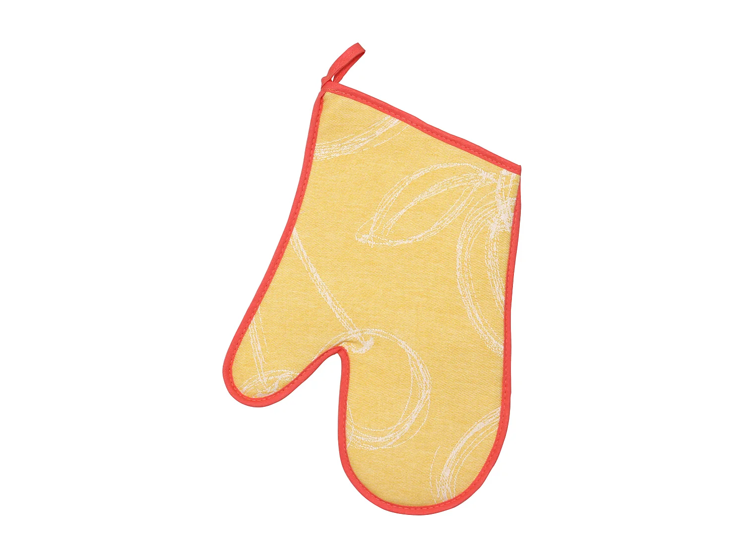 Gant de cuisine 20x30 cm matelassé coton LINE Orange