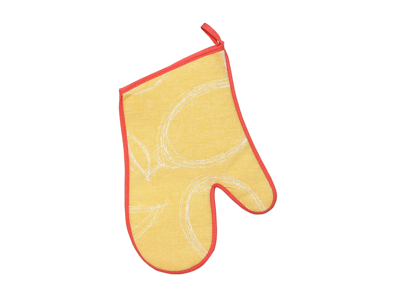 Gant de cuisine 20x30 cm matelassé coton LINE Orange