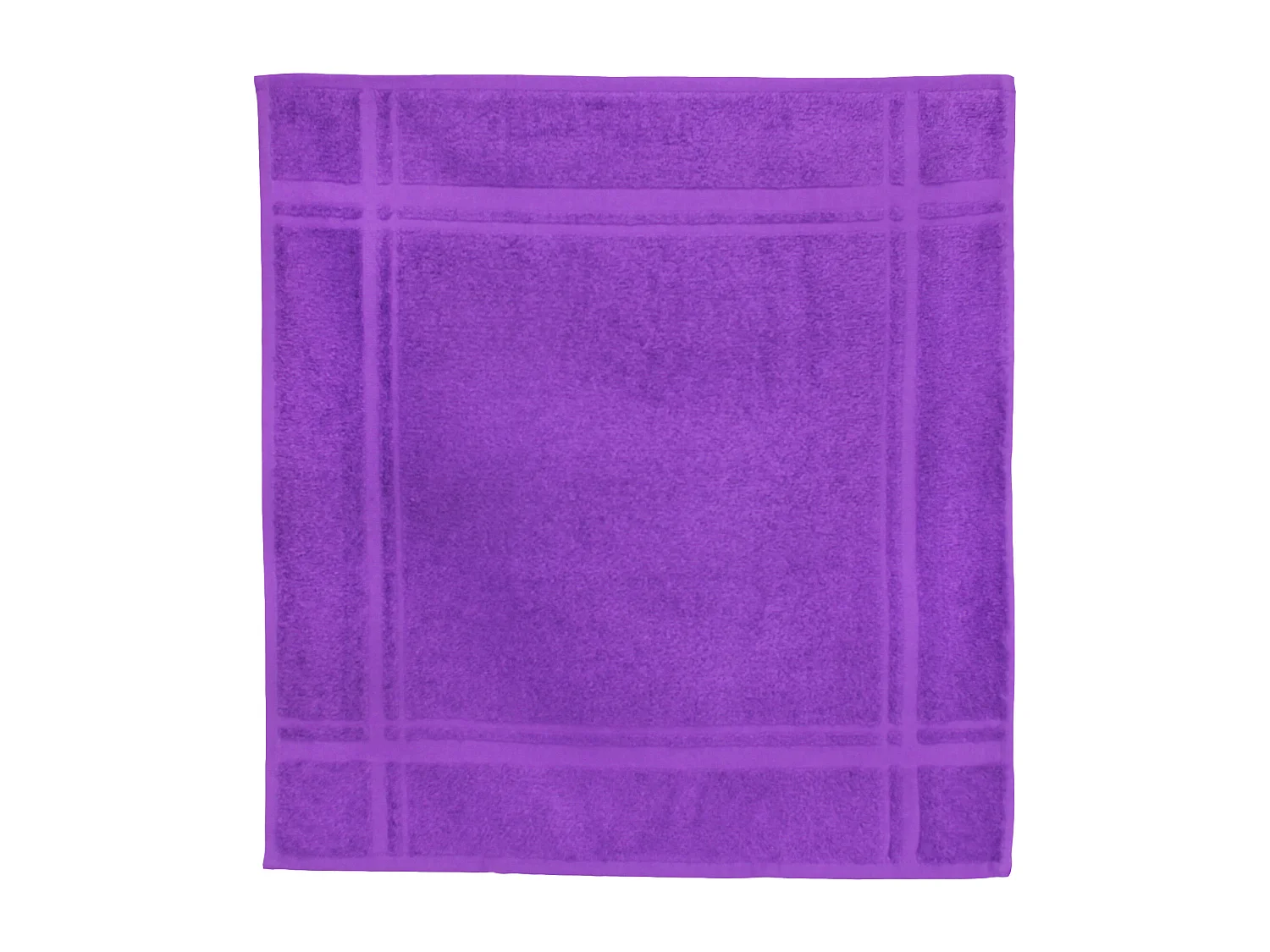 Lot de 2 torchons de cuisine 50x50 cm éponge PURE KITCHEN TERRY Violet
