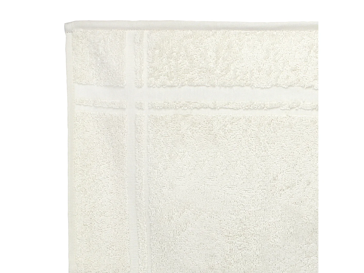 Lot de 2 torchons de cuisine 50x50 cm éponge PURE KITCHEN TERRY Ivoire