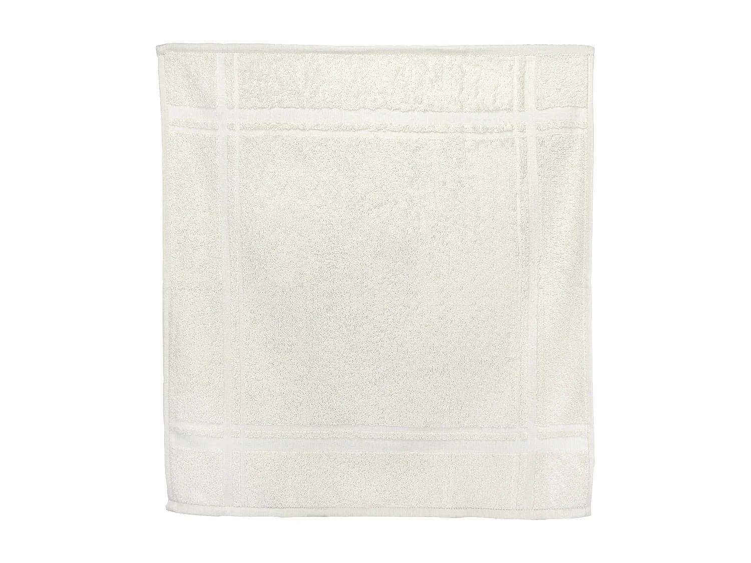 Lot de 2 torchons de cuisine 50x50 cm éponge PURE KITCHEN TERRY Ivoire