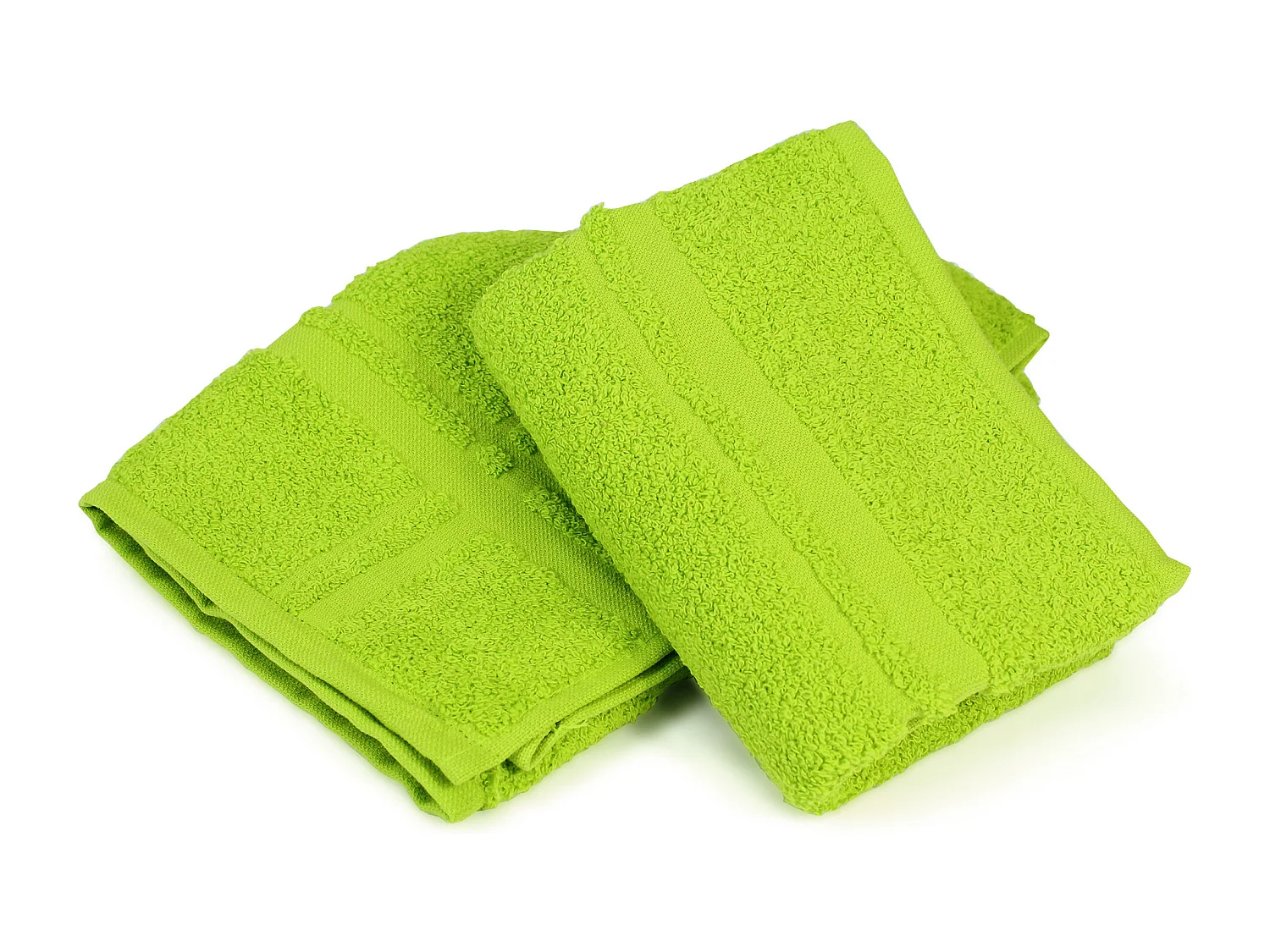 Lot de 2 torchons de cuisine 50x50 cm éponge PURE KITCHEN TERRY Pistache