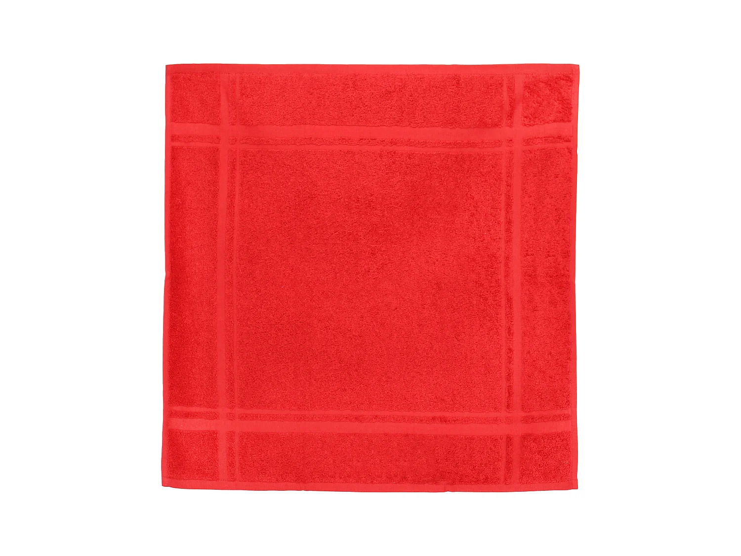 Lot de 2 torchons de cuisine 50x50 cm éponge PURE KITCHEN TERRY Rouge