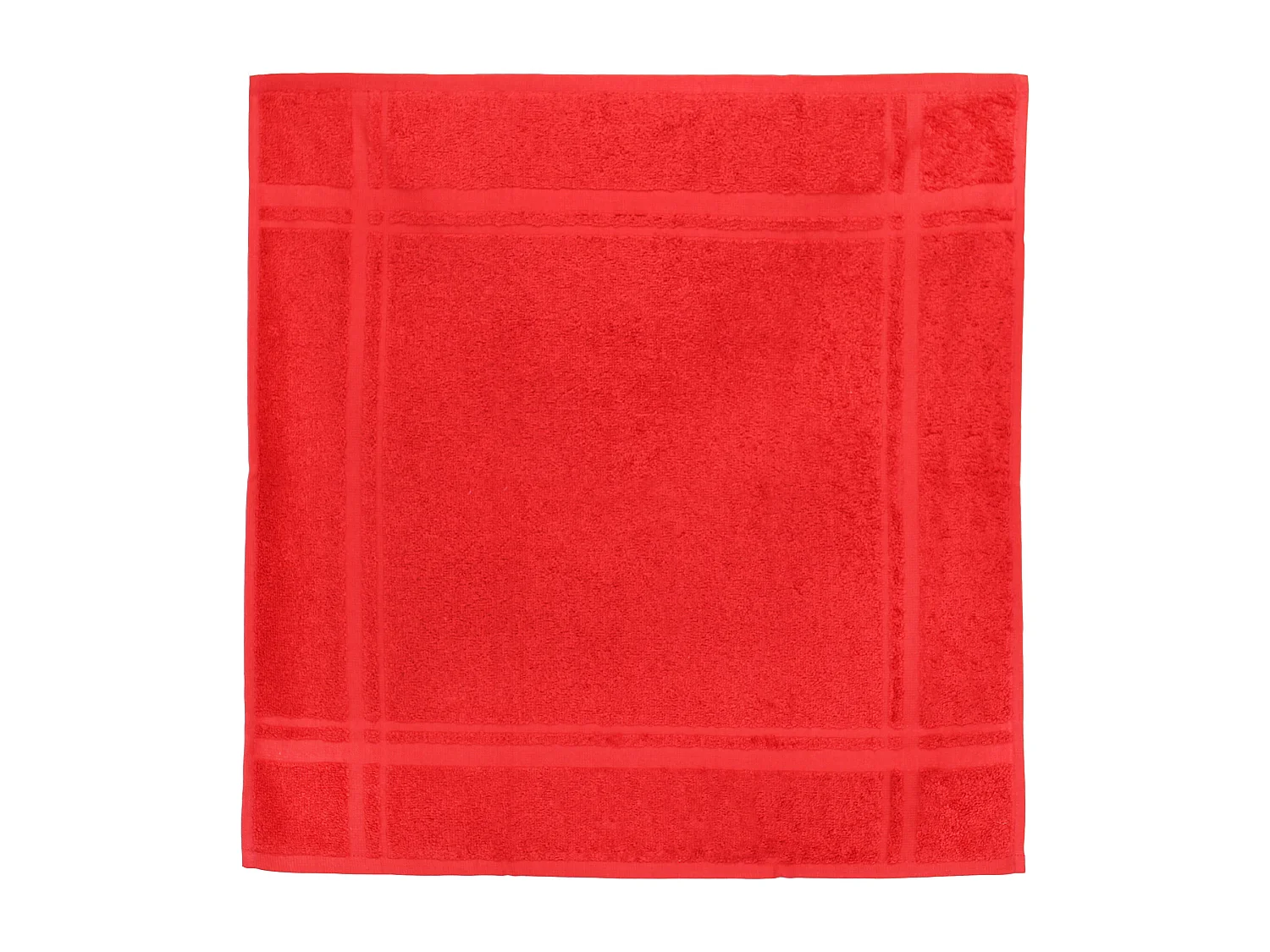 Lot de 2 torchons de cuisine 50x50 cm éponge PURE KITCHEN TERRY Rouge