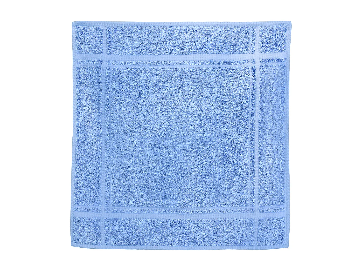 Lot de 2 torchons de cuisine 50x50 cm éponge PURE KITCHEN TERRY Bleu Mer