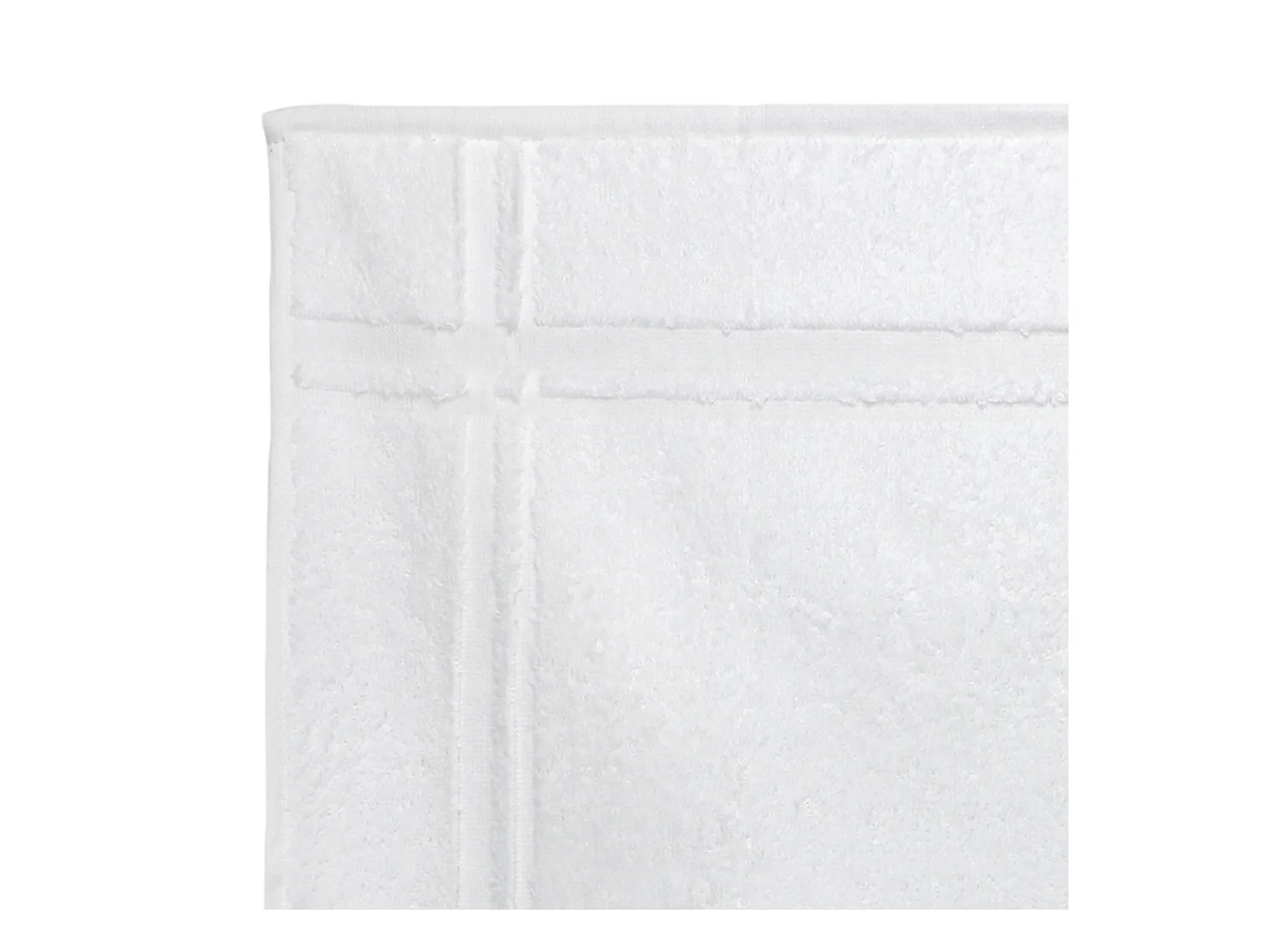 Lot de 2 torchons de cuisine 50x50 cm éponge PURE KITCHEN TERRY Blanc