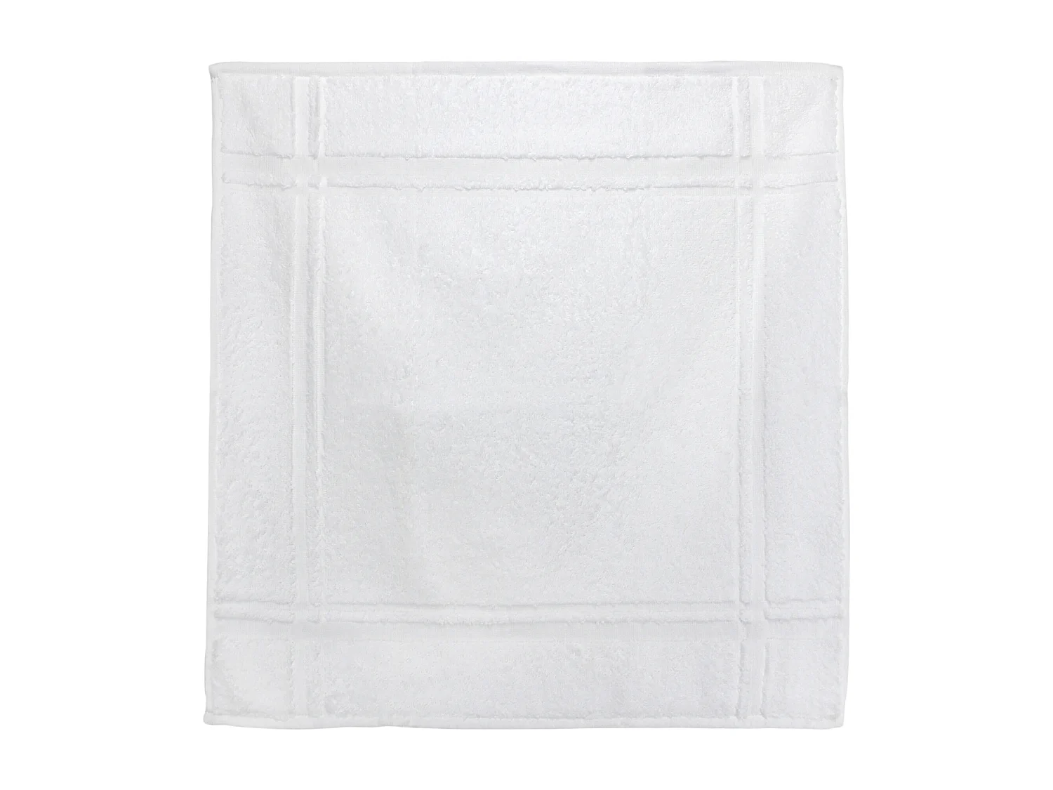 Lot de 2 torchons de cuisine 50x50 cm éponge PURE KITCHEN TERRY Blanc