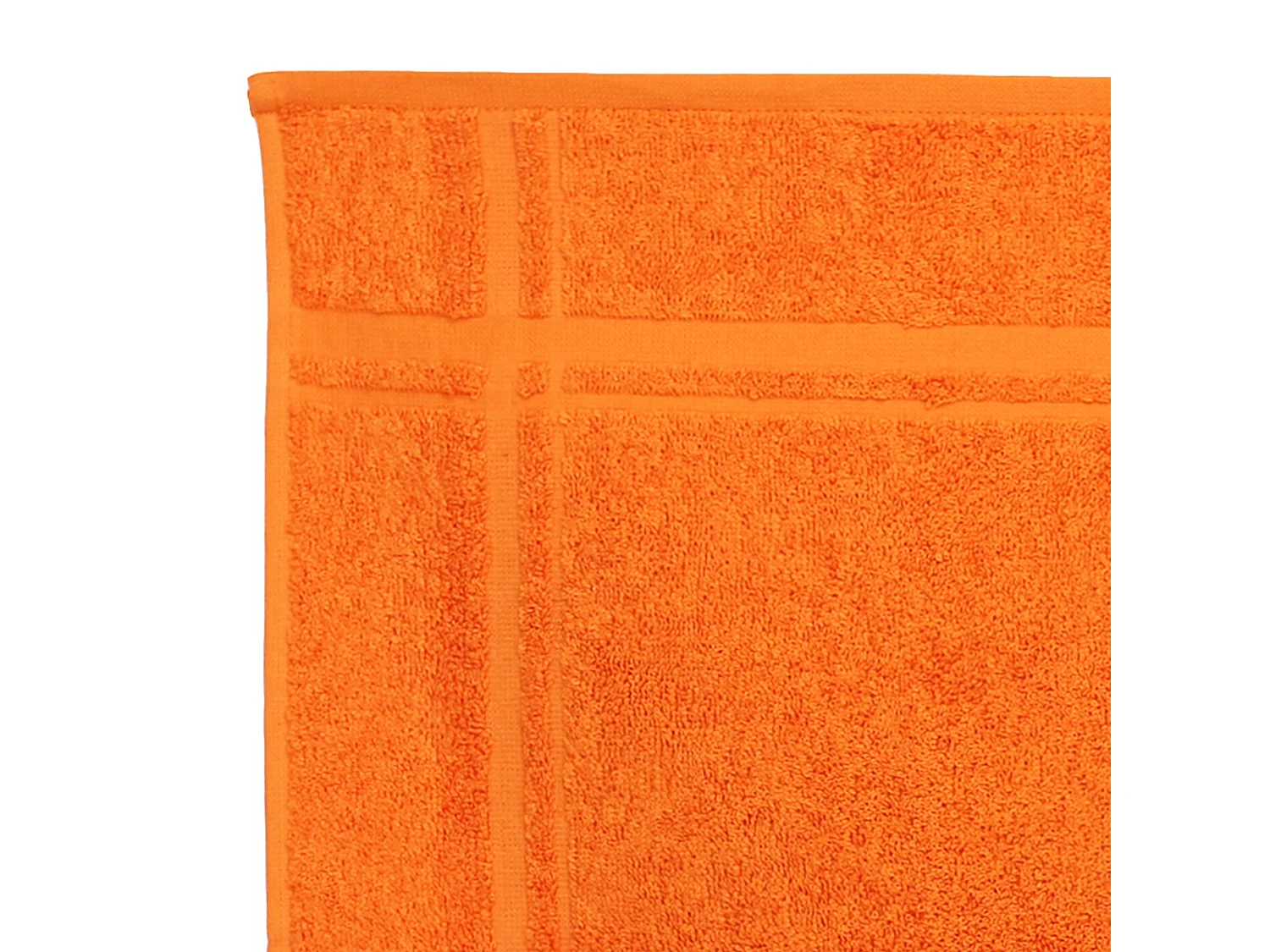 Lot de 2 torchons de cuisine 50x50 cm éponge PURE KITCHEN TERRY Orange