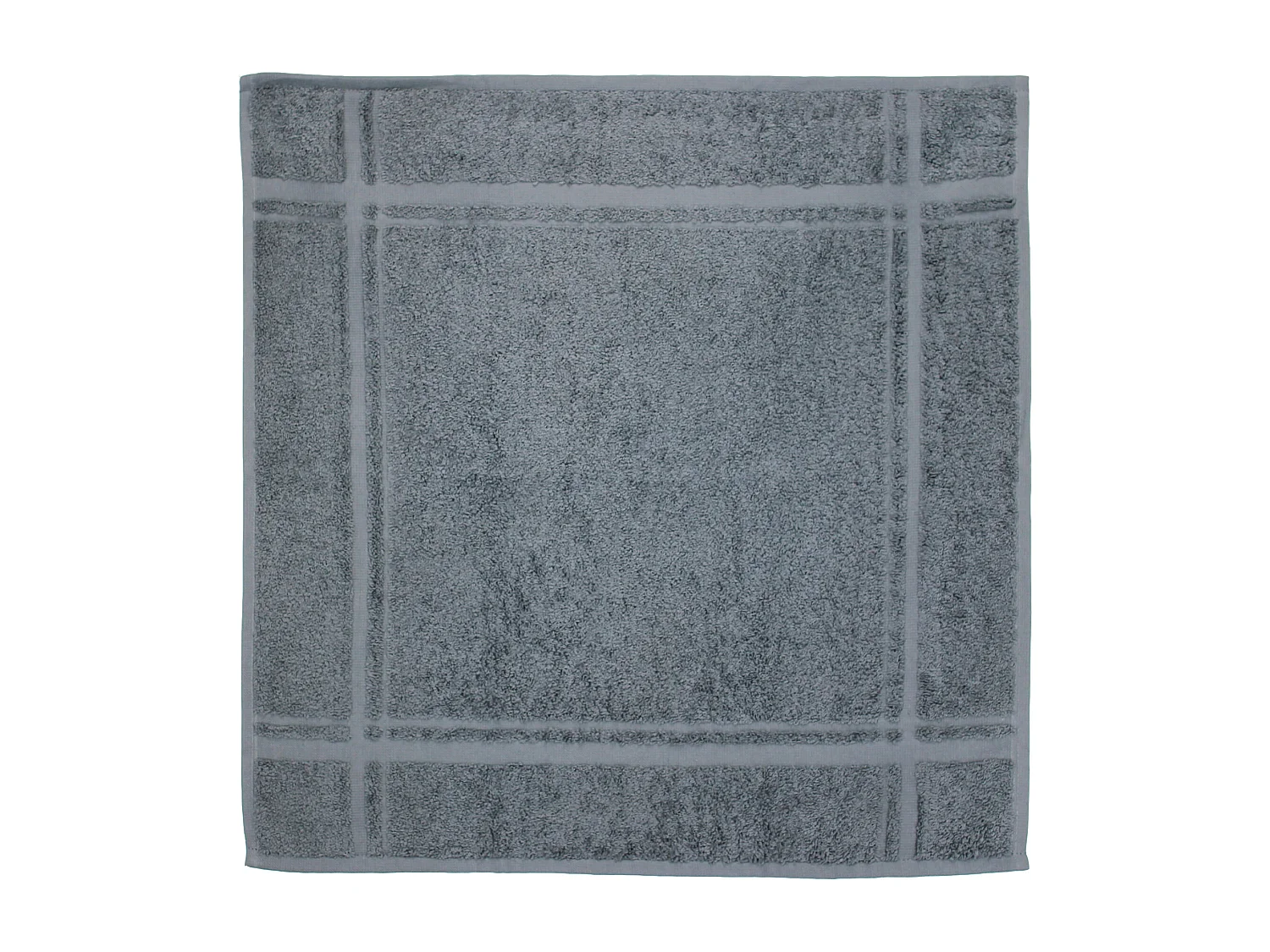 Lot de 2 torchons de cuisine 50x50 cm éponge PURE KITCHEN TERRY Gris