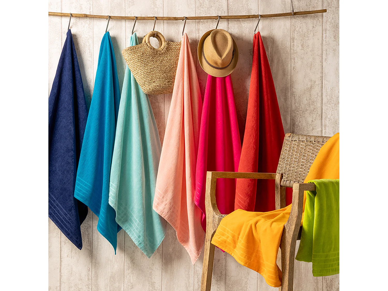 Drap de plage 90x160 cm KUPARI rouge