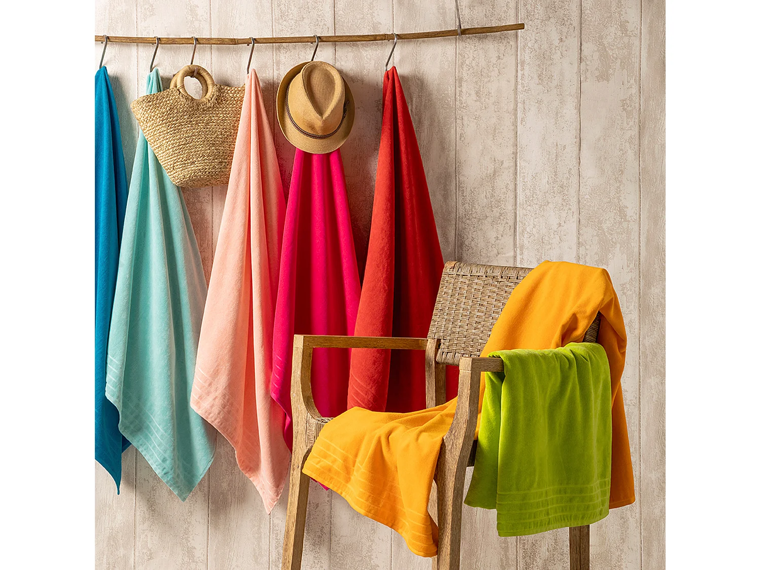 Drap de plage 90x160 cm KUPARI Fuschia