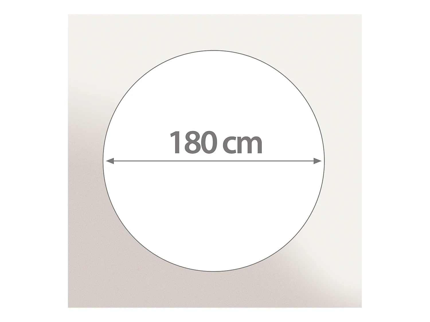 Drap de plage rond 180 cm INCA Bleu