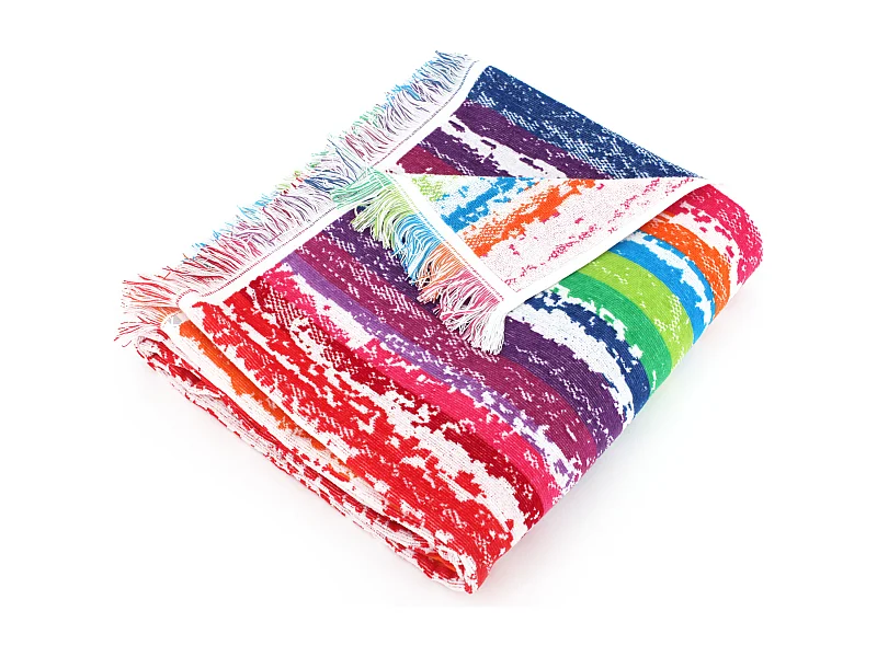 Drap de plage 100x180 cm COLOR RAIN Multicolore