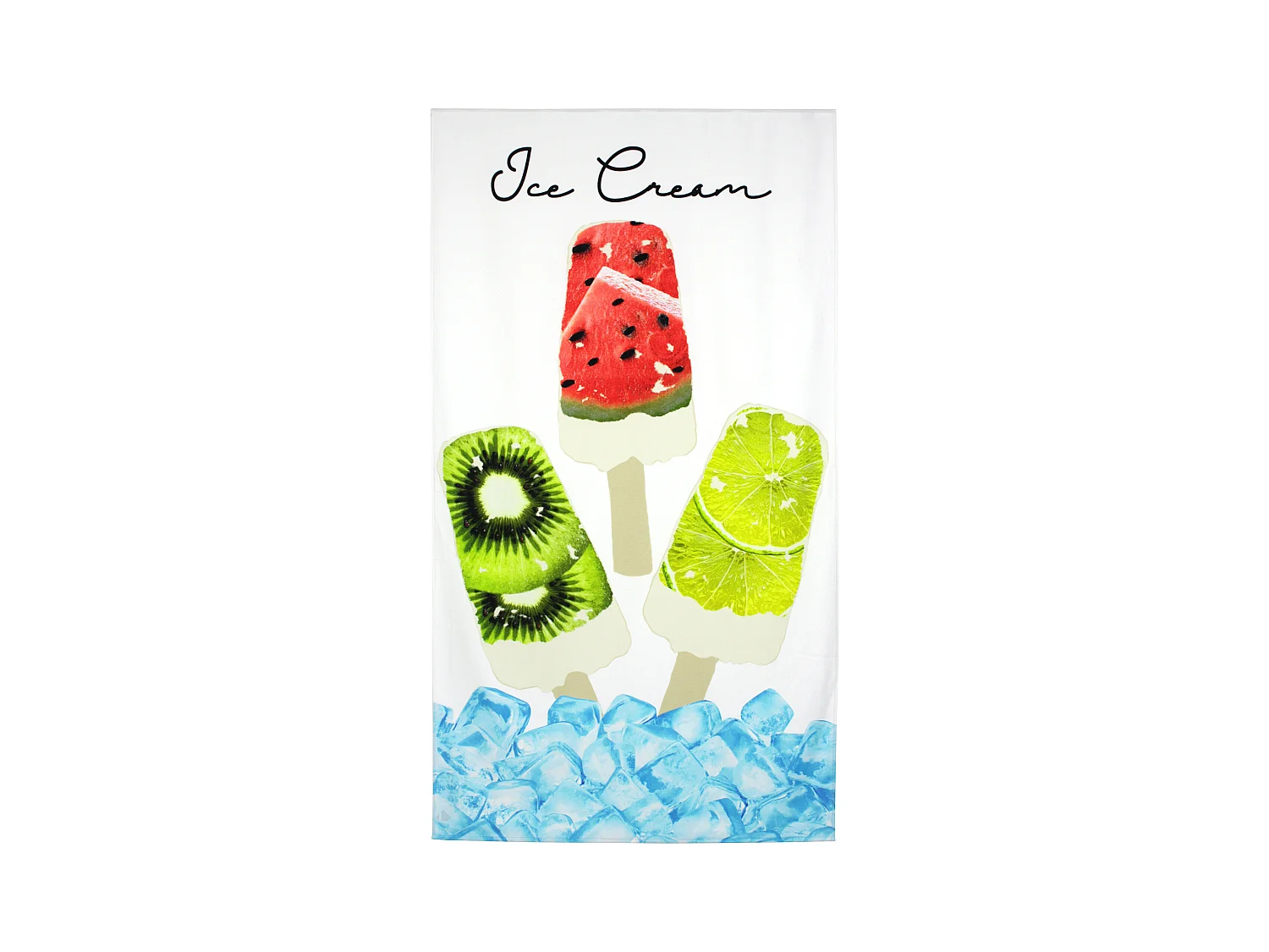 Drap de plage 100x180 cm ICE CREAM Multicolore