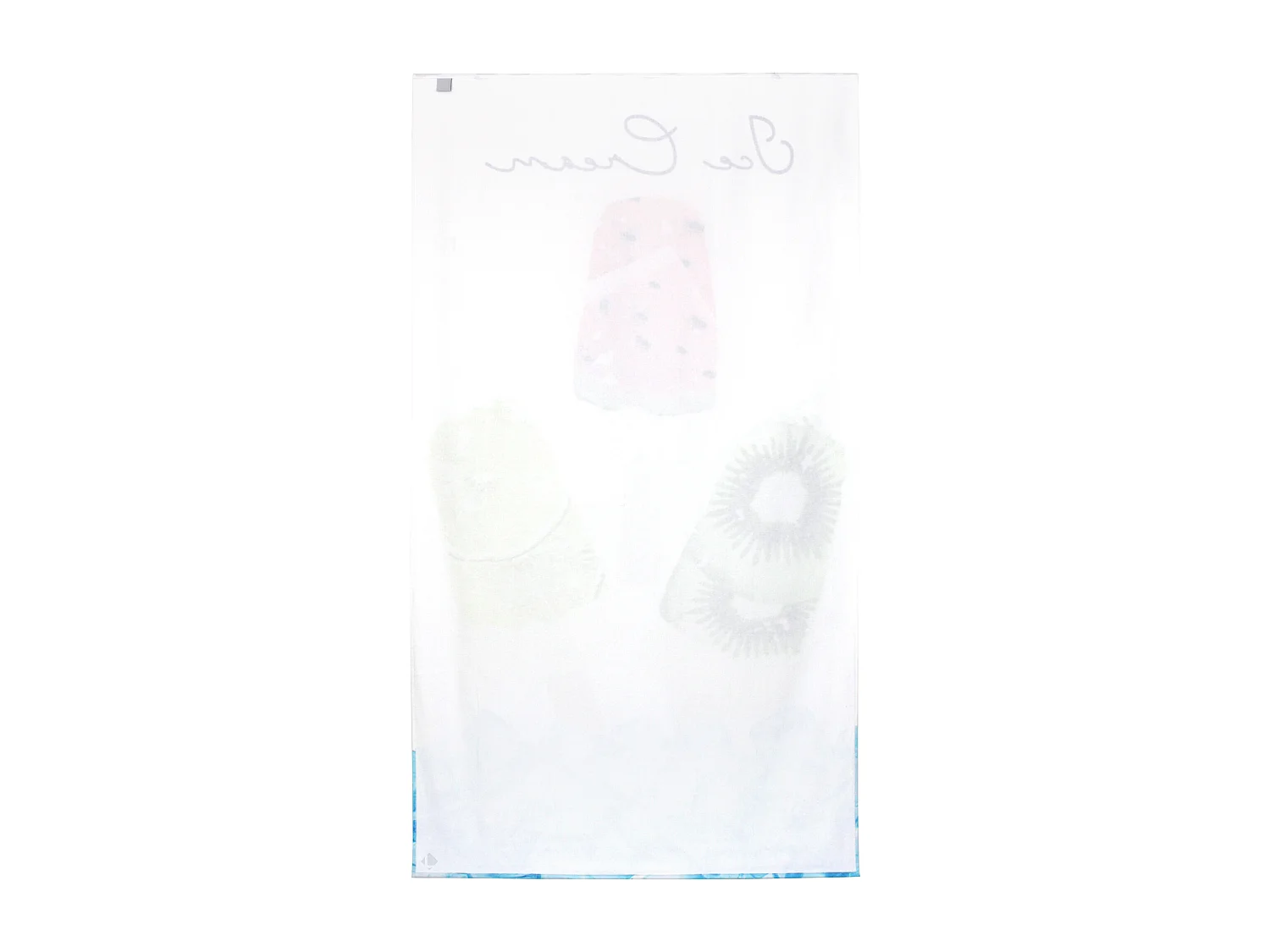 Drap de plage 100x180 cm ICE CREAM Multicolore