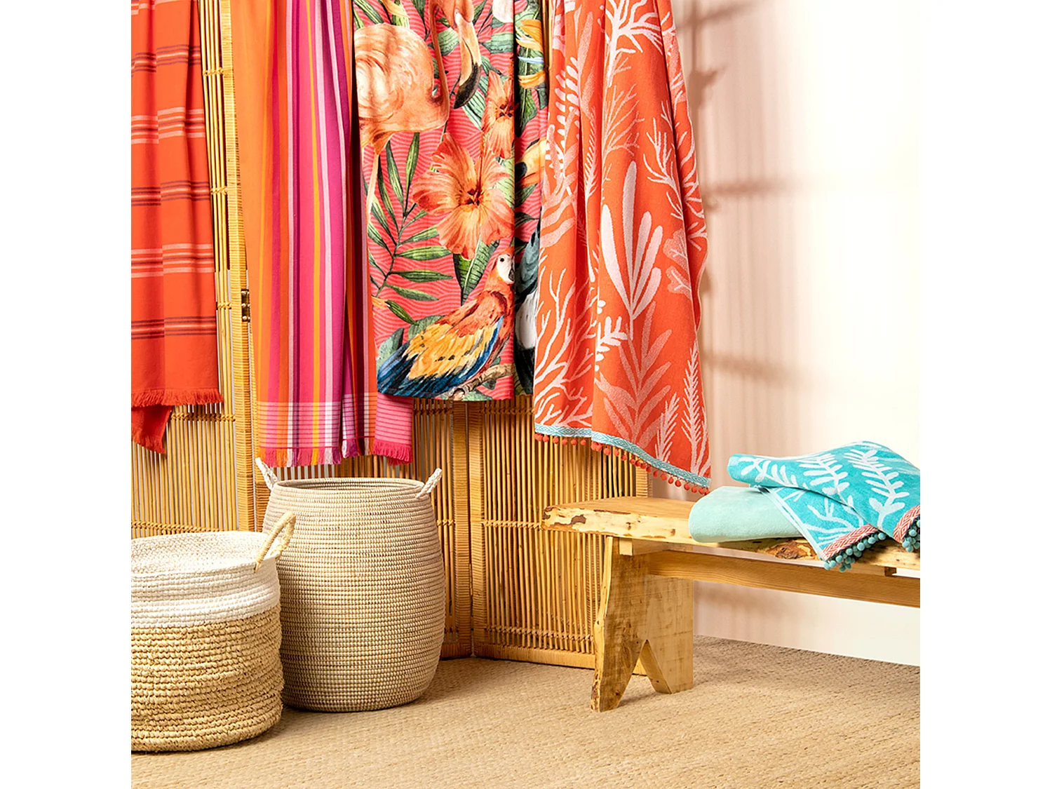 Drap de plage 100x180 cm ICE CREAM Multicolore