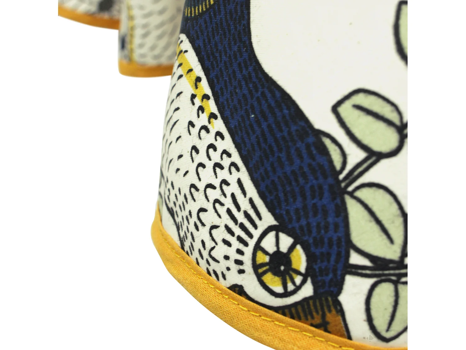 Nappe ronde 170 cm BRESIL vert coton + enduction acrylique