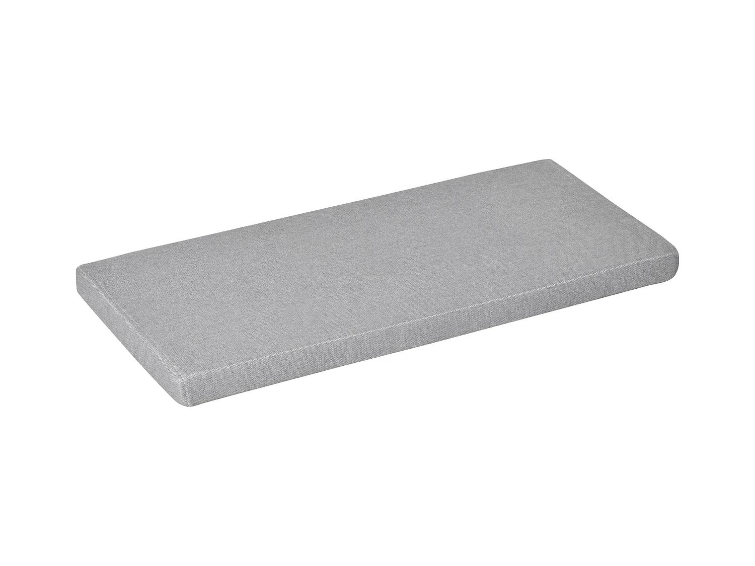 Banc de rangement avec coussin gris - meuble à chaussures - banc à chaussures avec grand tiroir double compartiment - MDF blanc