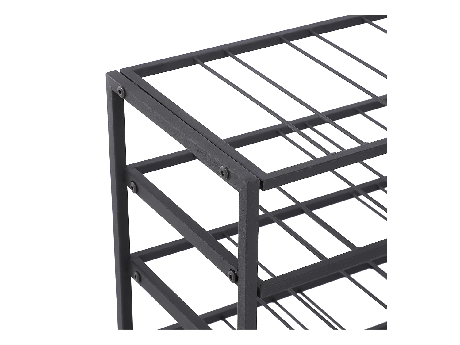 Étagère à vin rack pour bouteilles range-bouteilles capacité 54 bouteilles dim. 63L x 25l x 91H cm métal noir