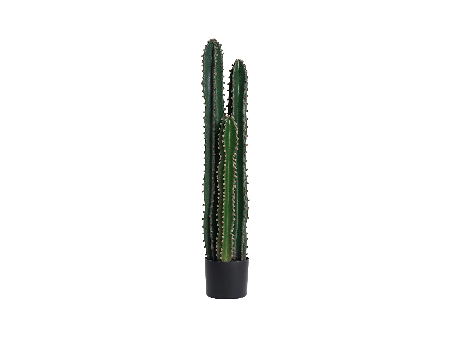 Cactus artificiel grand réalisme plante artificielle grande taille dim. Ø 17 x 100H cm vert