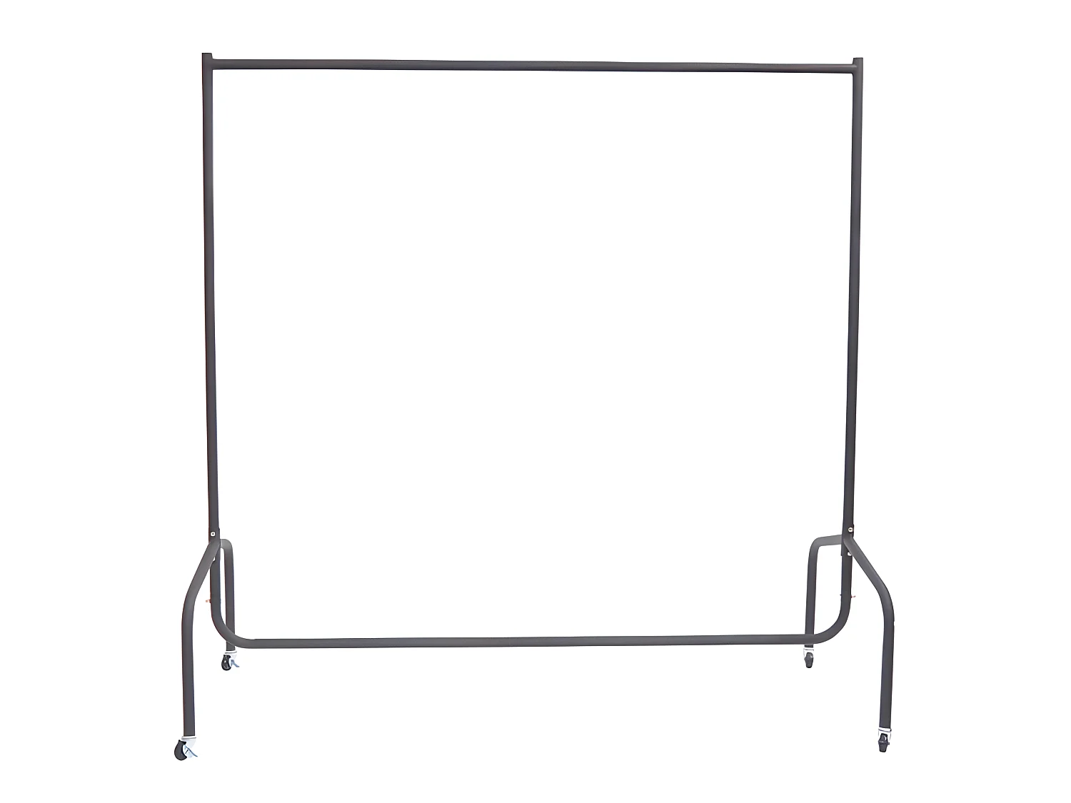 Portant tringle à vêtements acier charge max. 140 Kg dim. 150L x 60l x 170H cm noir