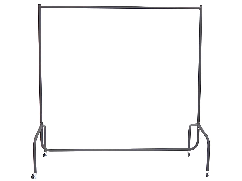 Portant tringle à vêtements acier charge max. 140 Kg dim. 150L x 60l x 170H cm noir