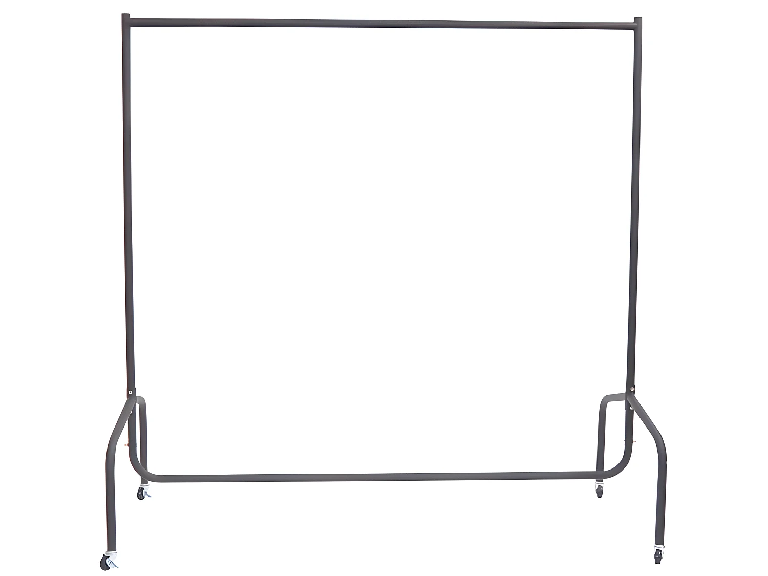 Portant tringle à vêtements acier charge max. 140 Kg dim. 180L x 60l x 170H cm noir