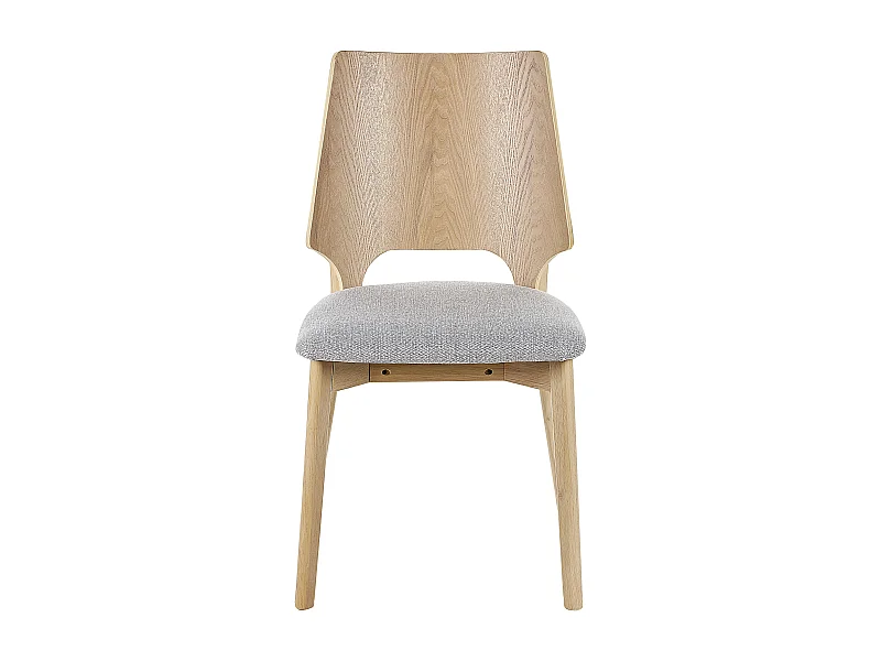 Esszimmerstuhl 2er Set ABEE Hellbraun