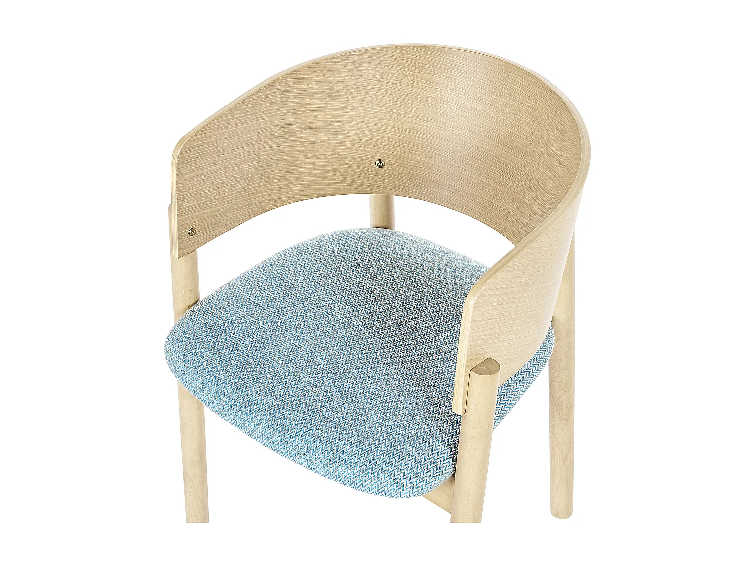 Set van 2 eetkamerstoelen MARIKANA Hout Lichte houtkleur