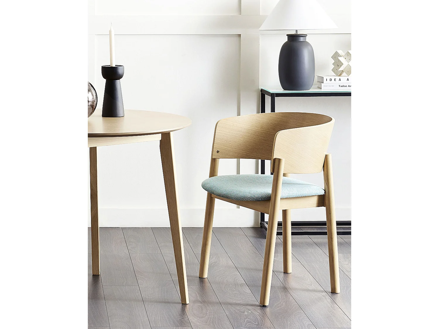 Set van 2 eetkamerstoelen MARIKANA Hout Lichte houtkleur