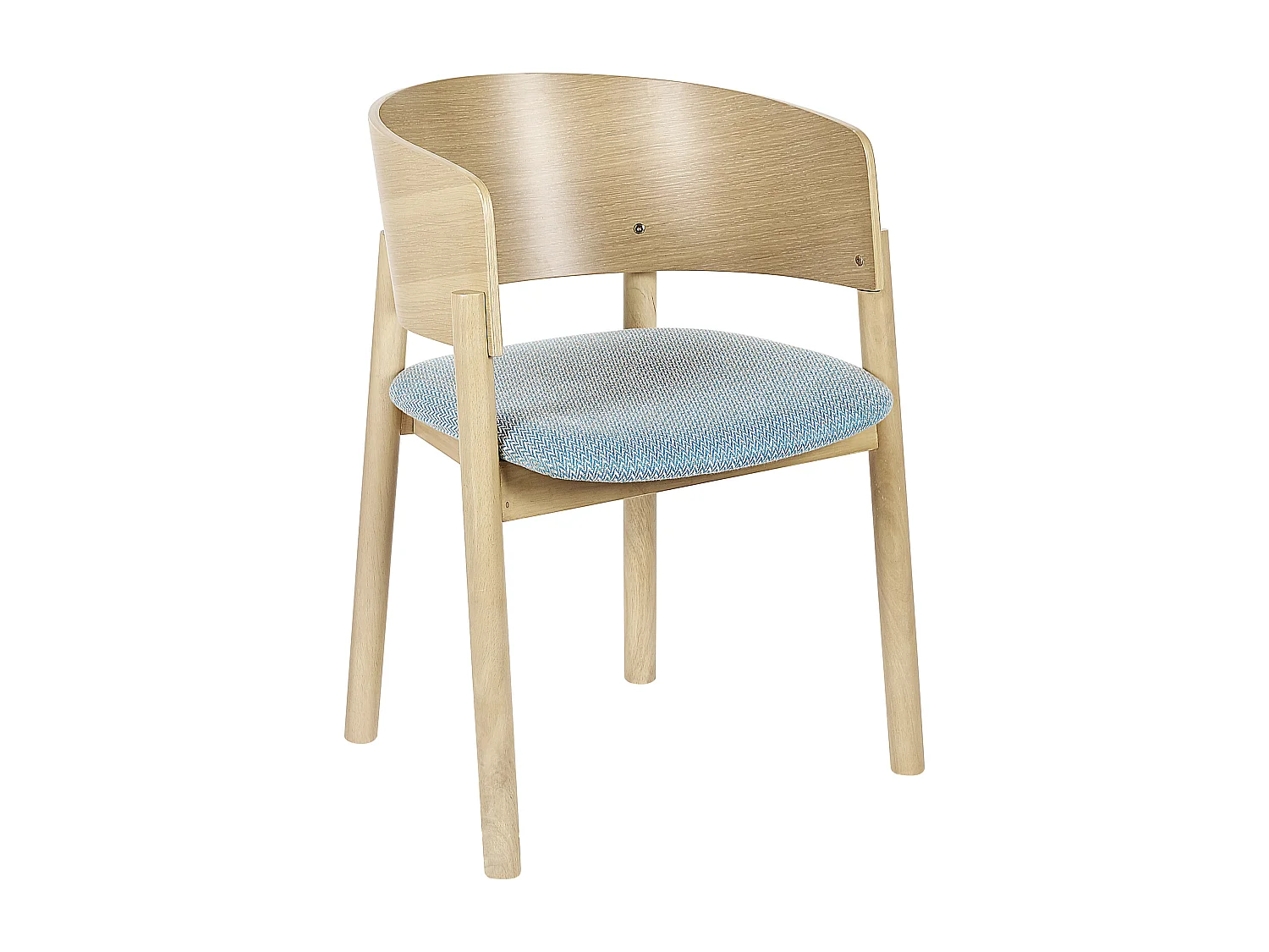 Set van 2 eetkamerstoelen MARIKANA Hout Lichte houtkleur