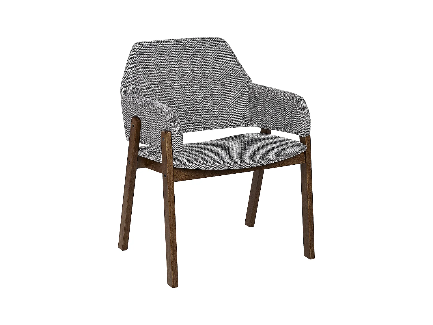 Lot de 2 chaises de salle à manger ALBION Gris