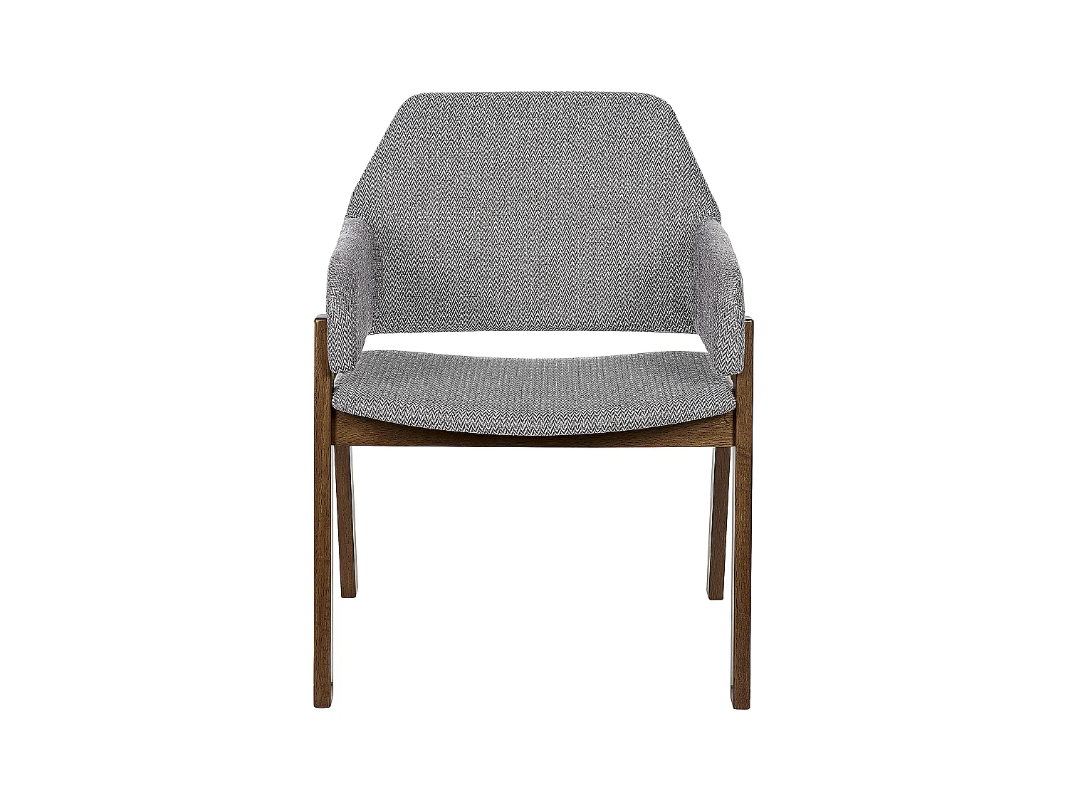 Lot de 2 chaises de salle à manger ALBION Gris