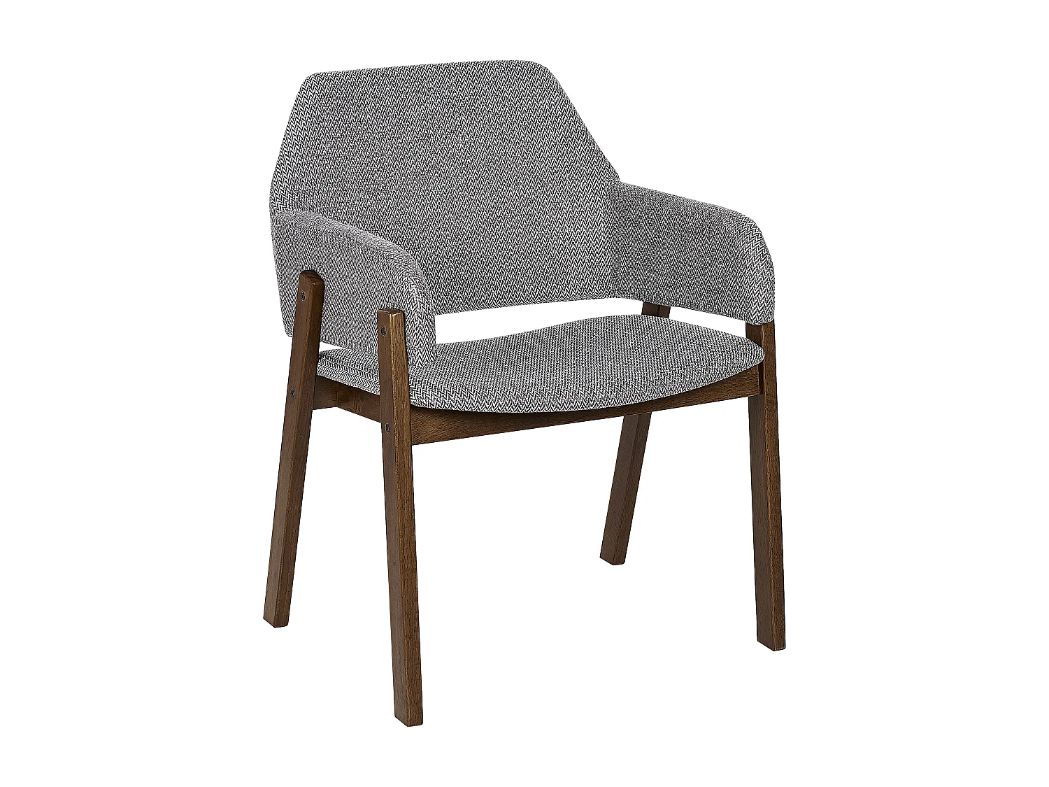 Set van 2 eetkamerstoelen ALBION Grijs