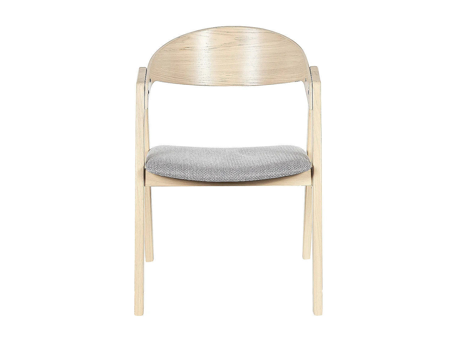 Set di 2 sedie da pranzo YUBA Legno Grigio chiaro