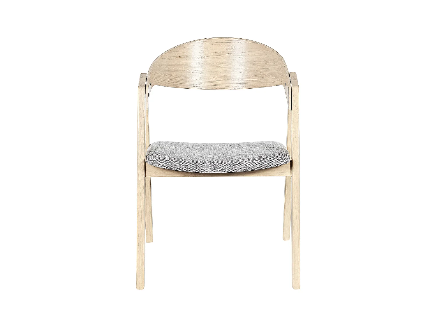 Set di 2 sedie da pranzo YUBA Legno Grigio chiaro