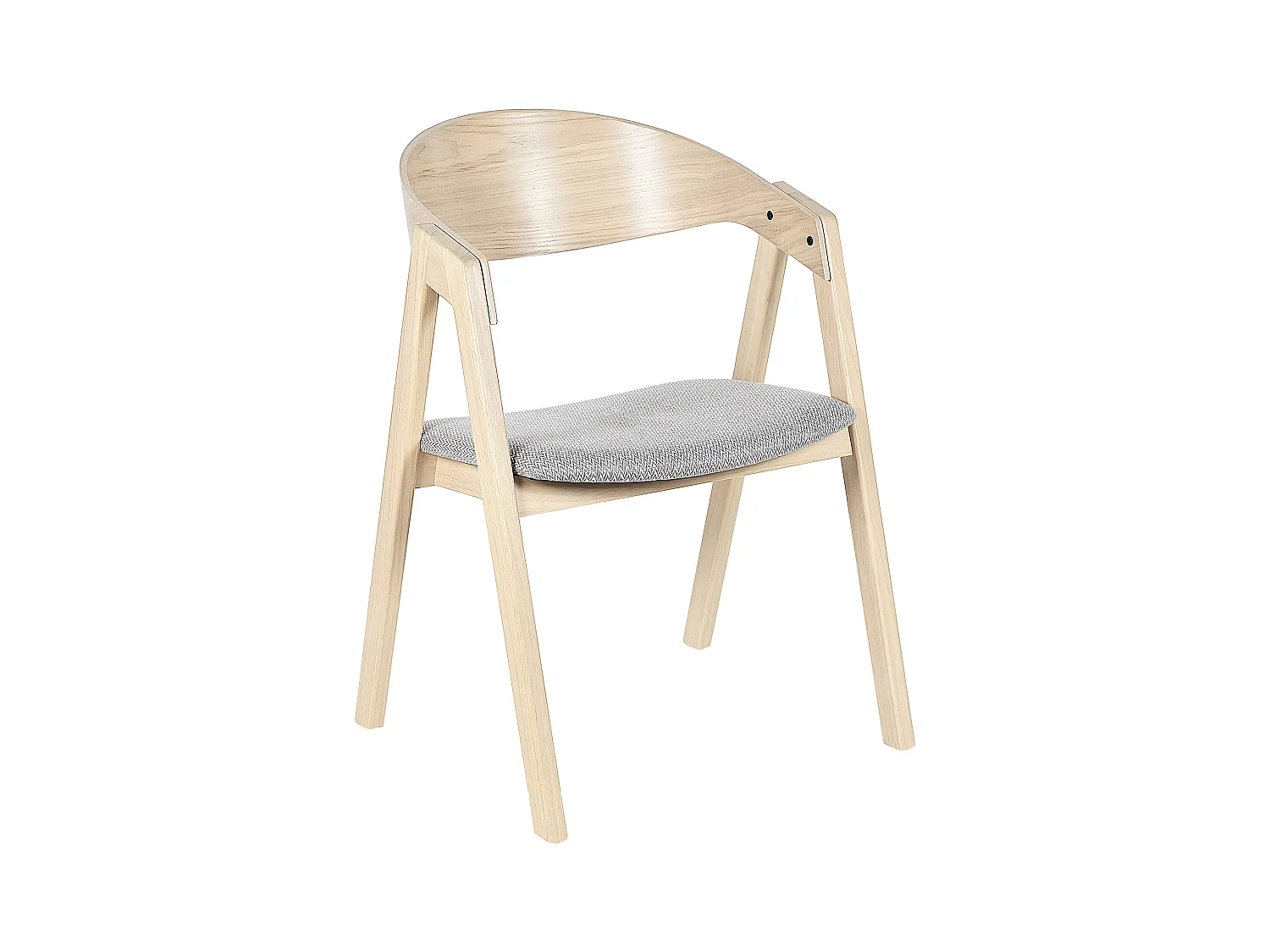 Set di 2 sedie da pranzo YUBA Legno Grigio chiaro