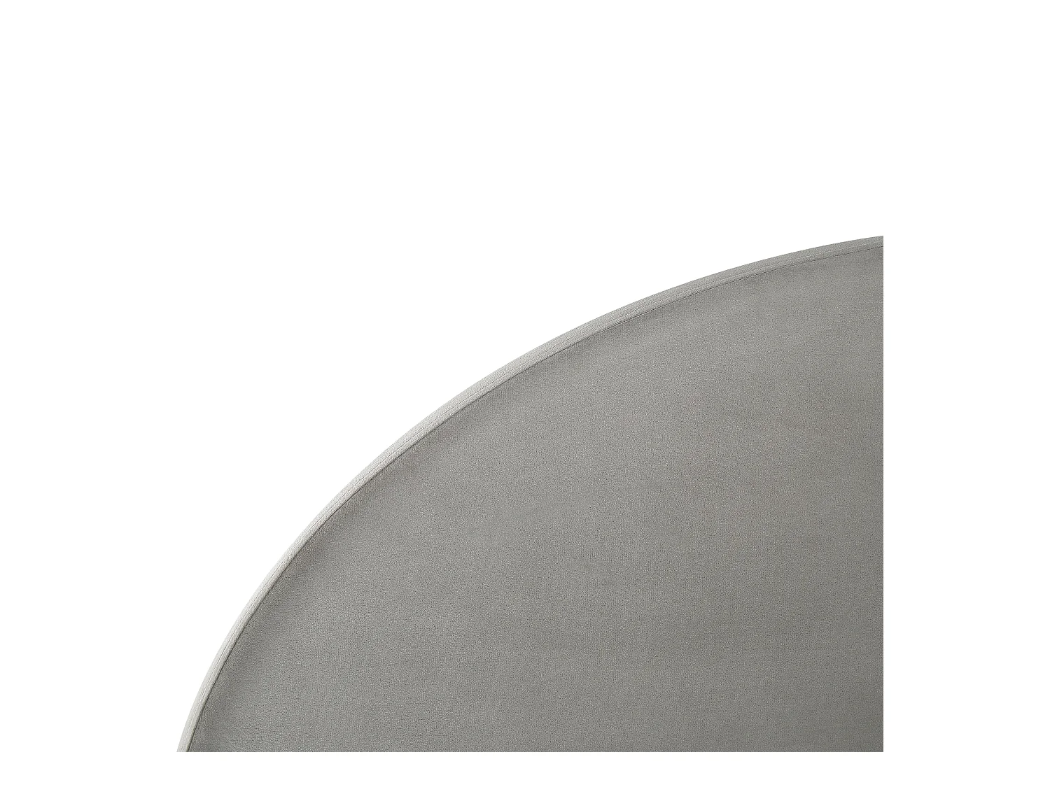 Cama con almacenaje Terciopelo VAUCLUSE 160 x 200 cm Gris claro