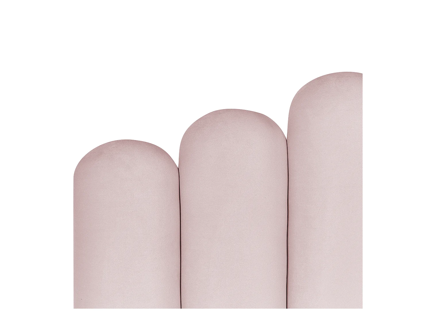 Bed met opbergruimte Fluweel VINCENNES 180 x 200 cm Pastelroze