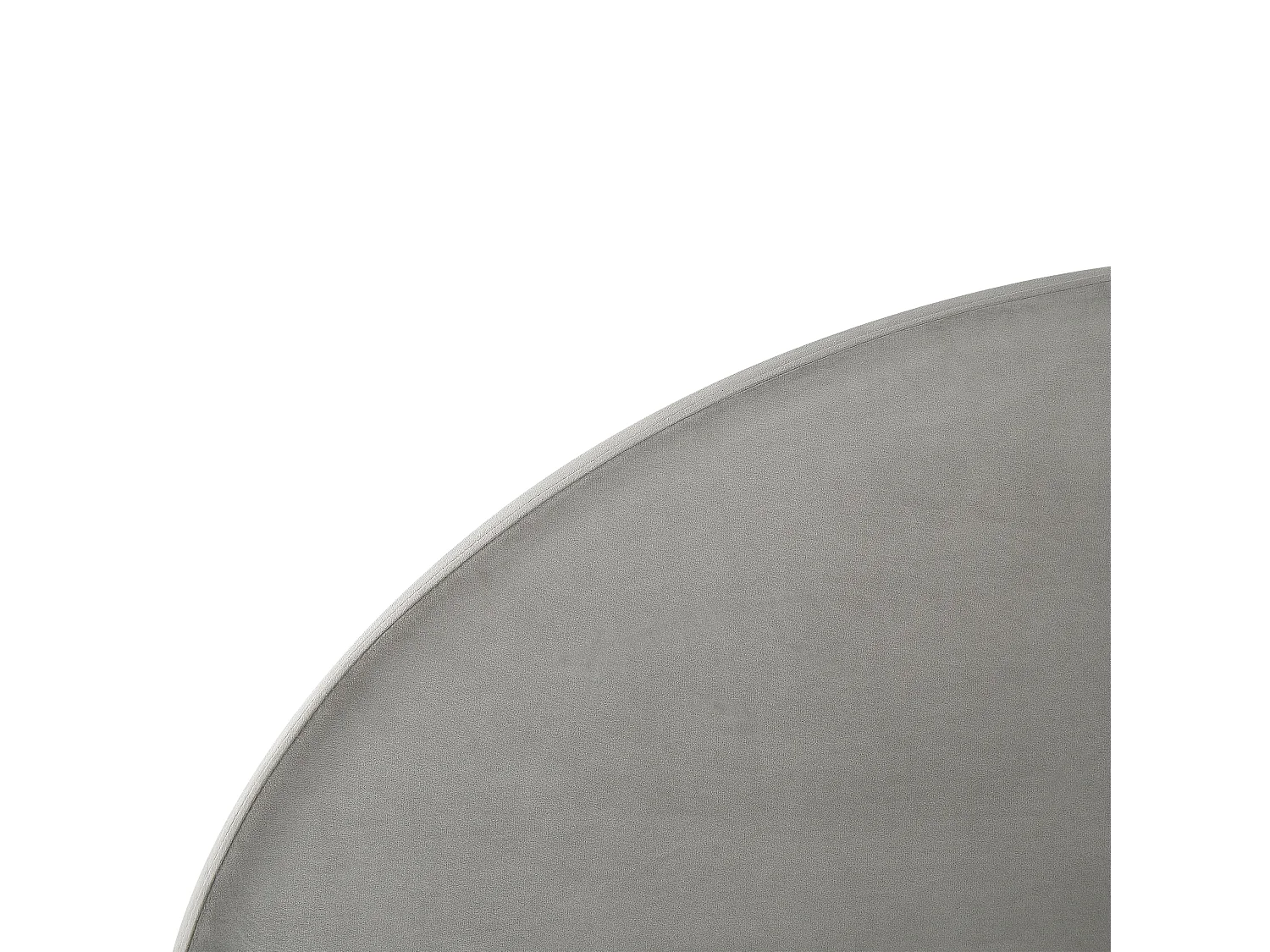 Bett Samt grau mit Kopfteil Bettkasten Lattenrost 180 x 200 cm Retro Vaucluse